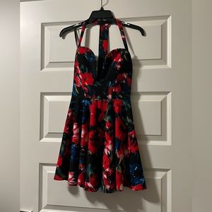 **NEW LISTING!!** Bebe x Naven floral low cut skater dress